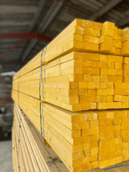 Bois traité à coeur pour fabriquer une clôture